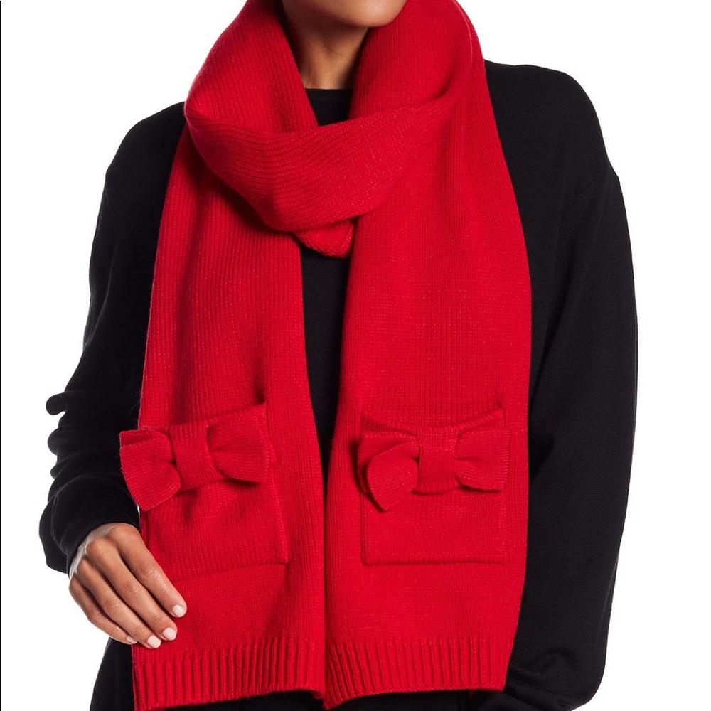 NWT Kate Spade bow scarf